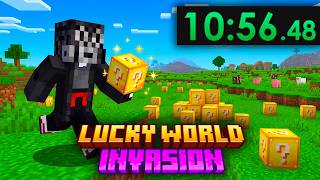On speedrun Minecraft avec des Lucky Blocks ! (Lucky Worl...