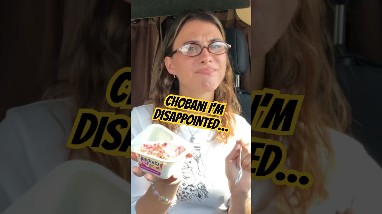 Chobani disappointed me….🍓🍰 