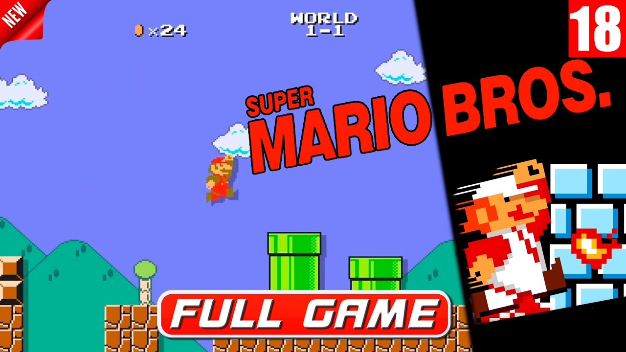 Super Mario Bros - full walkthrough. Full Game. Полное Прохождение игры ...