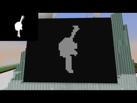 Bad Apple in Minecraft using command blocks