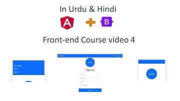 Angular -  Layout Page | Navbar |  Routing | Child Route in Urdu | Hindi | Front-end Course Video 4