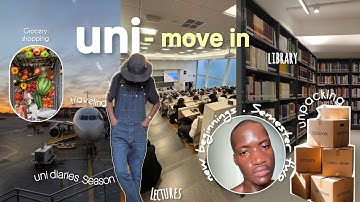 UNI-MOVE IN VLOG|Moving into Res📦Grocery Run &First Day of classes+Nelson Mandela University student