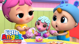 Belajar Bersopan Santun Kalau Main Bersama Dengan Teman | Lagu Anak | Little Angel Bahasa Indonesia