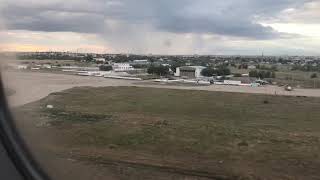 FlyArystan Landing in Semey Kazakhstan Airbus A320