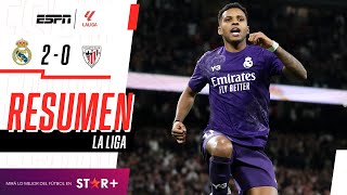 ¡DOBLETE DE RODRYGO PARA ESTIRAR EL INVICTO A 24 PARTIDOS! | Real Madrid 2-0 A. Bilbao | RESUMEN