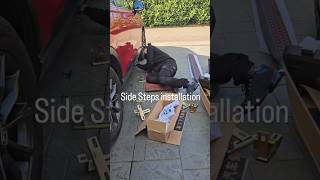 Honda CRV side steps/ running boards installation. #automobile