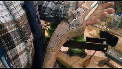 Wheellock pistol build 1650 pt 42 installing the tongue bolt