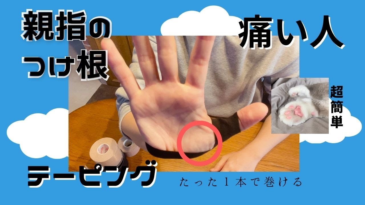 親指の腫れの治療