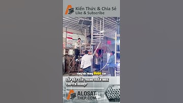 LẮP ĐẶT CẦU THANG XOẮN INOX CHUYÊN NGHIỆP #alosatthep #youtubeshorts
