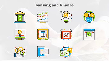 Banking and Finance - Flat Animated Icons | After Effects Project Files - Videohive template
