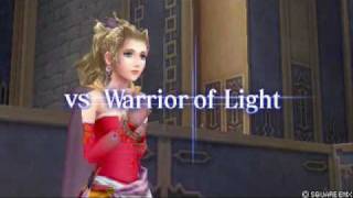 Dissidia Final Fantasy: Vs. Warrior of Light Intros