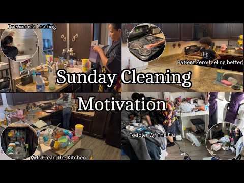 *NEW*Sunday Messy House/Cleaning While Sick/Apartment Cleaning Motivation/khrystalrene/2026