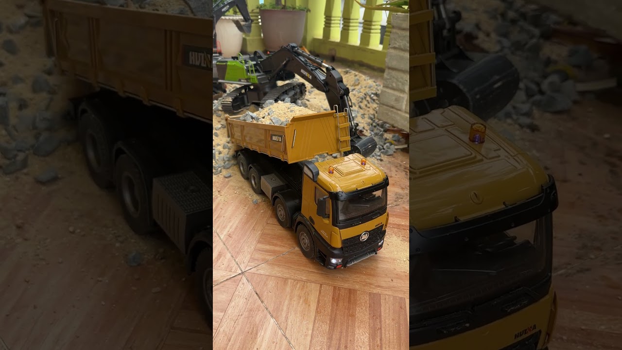 Huina RC Worksite! 1536 + 1593 + 1583 🚛💥