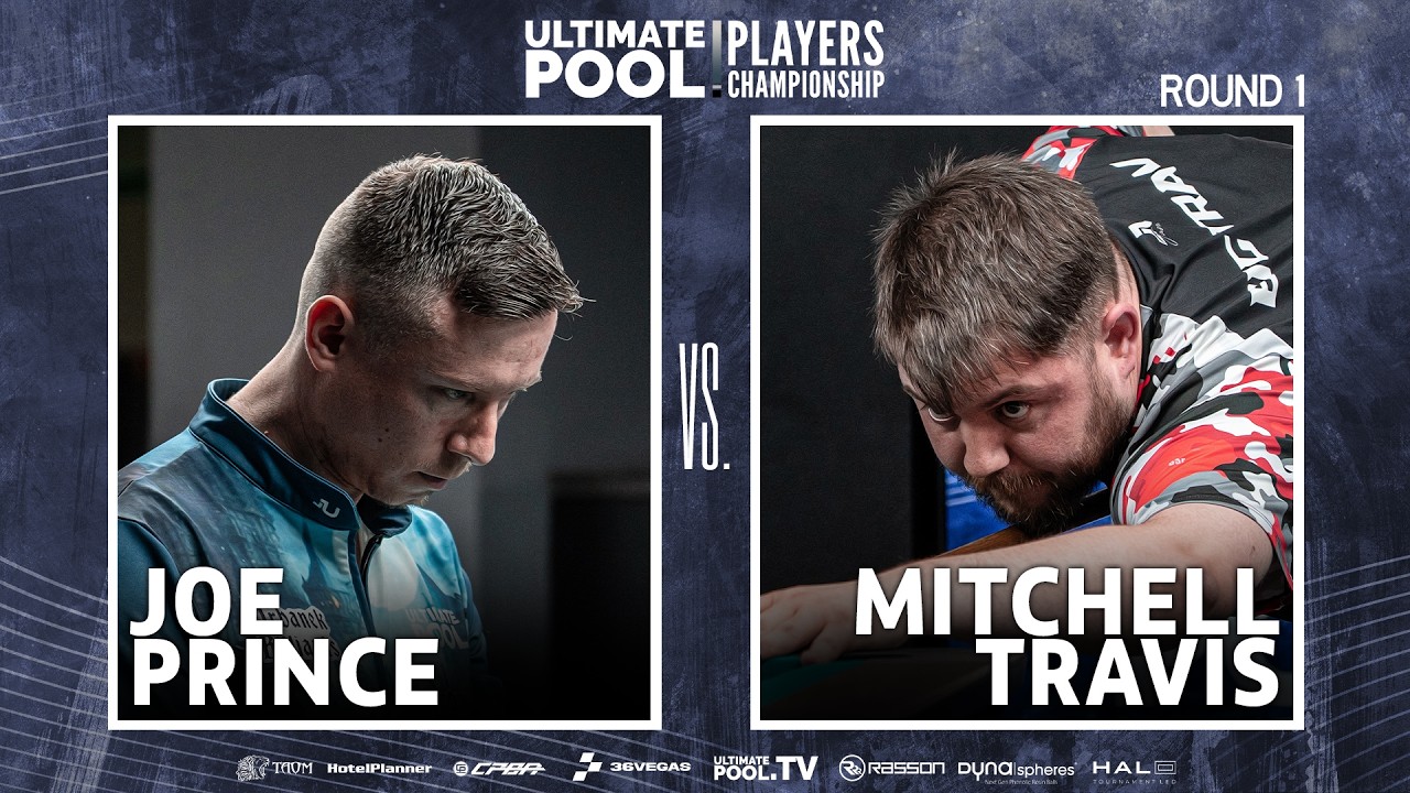 CuePoint billiards news cover image for Joe Prince and Mitchell Travis Clash in Players Championships 2026