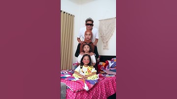 Thumbnail of TAHAN NAFAS JANGAN BERGERAK 🤣 #shorts #alviandmiracle #aluna #amanda #ninajasmine