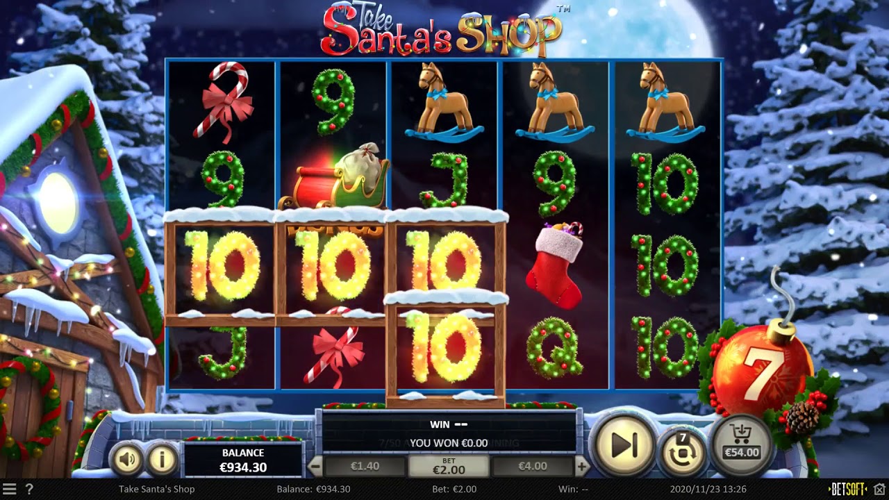 Take Santa's Shop | BETSOFT | New Slot Video | Rembrandtcasino