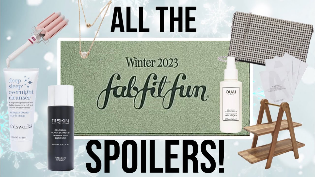FabFitFun Winter 2023 ❄️ SPOILERS OF THE WHOLE BOX! CUSTOMIZATION CHOICES 1-6 ❄️ Plus Discount Code!