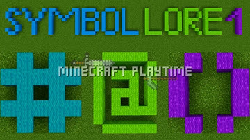 Symbol Lore Building in Minecraft | Symbol/Alphabet Lore animation (Shape Lore) @TonyToonsCartoon