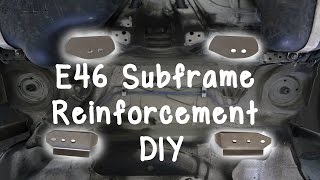 BMW E46 Rear Subframe Reinforcement DIY (Epoxy Method)
