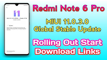 Redmi Note 6 Pro MIUI 11.0.3.0 Global Stable Update Rolling Out Start • Download Links