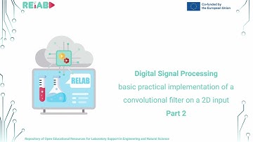 Digital Signal Processing - Basic implementation of a convolutional filter on a 2D input - part 1