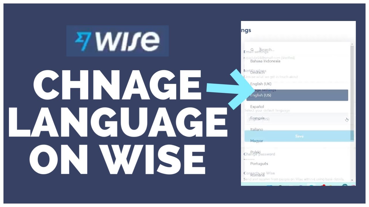 How to Change Language on Wise | Reset Language on Wise 2022