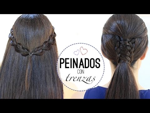 peinados con trenzas - YouTube