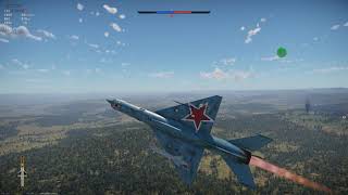 WarThunder совместные бои Бережок и миг-21 ПМФ