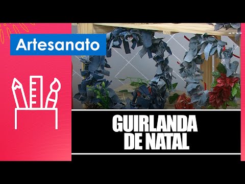 Reaproveite retalhos para fazer uma guirlanda linda de Natal com a artesã Elaine Martinho – 27/11/24