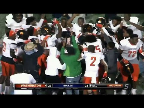 2 touchdowns, forced fumble in final 5:25 gives Booker T. Washington state championship