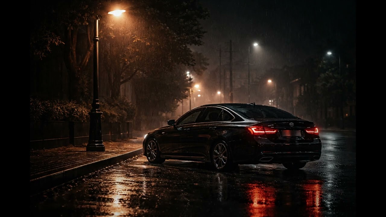 Night Atmosphere | Urban Drive Ambience (1 Hour)