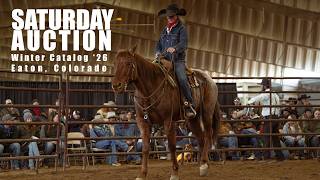 Colorado Horse Sale Winter Catalog - Saturday Auction - Sponsored By Cinch