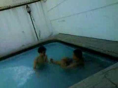 Backflip in pool