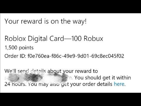 Oprewards Robux Claiming Robux From Microsoft Rewards - YouTube
