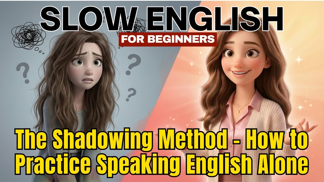 Shadowing Method for Fluent English | Best Way to Learn English