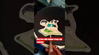 👉 Eksperimen Pancake Art Gambar Orang Freestyle 🕺🎨