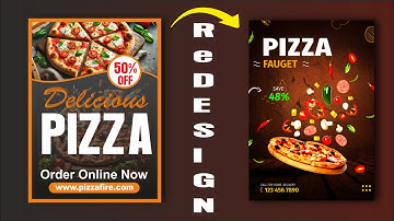How To Re-Create Pizza Poster Design In Coreldraw I aGraphic Education I