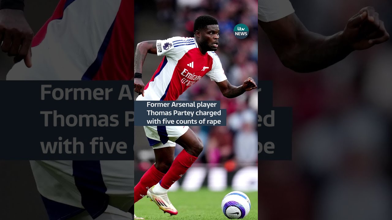 Former Arsenal Footballer Thomas Partey Has Been Charged With Five Counts Of Rape ITV News