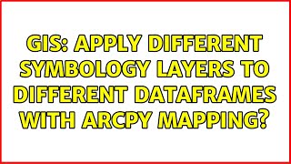 GIS: Apply different symbology layers to different dataframes with arcpy mapping?