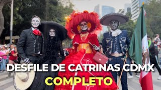 Así fue el ESPECTACULAR DESFILE de CATRINAS en la Ciudad de MÉXICO 🇲🇽 (desfile completo)