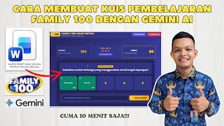 Information Cara Membuat Kuis Pembelajaran Family 100 Dengan Gemini AI News