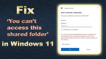 How to fix "You can