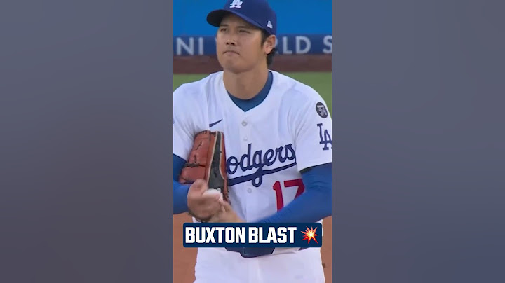 CRUSHED 💥 Byron Buxton demolishes the second pitch he sees from Shohei Ohtani!