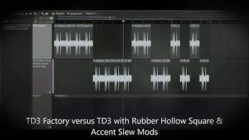 TD3 Factory Versus TD3 wth Rubber ,Hollow Square (PWM) & Accent Slew Mods