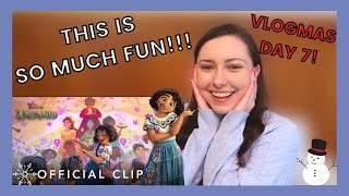 VLOGMAS DAY 7 // DISNEY'S ENCANTO REACTION! // The Family Madrigal Song!