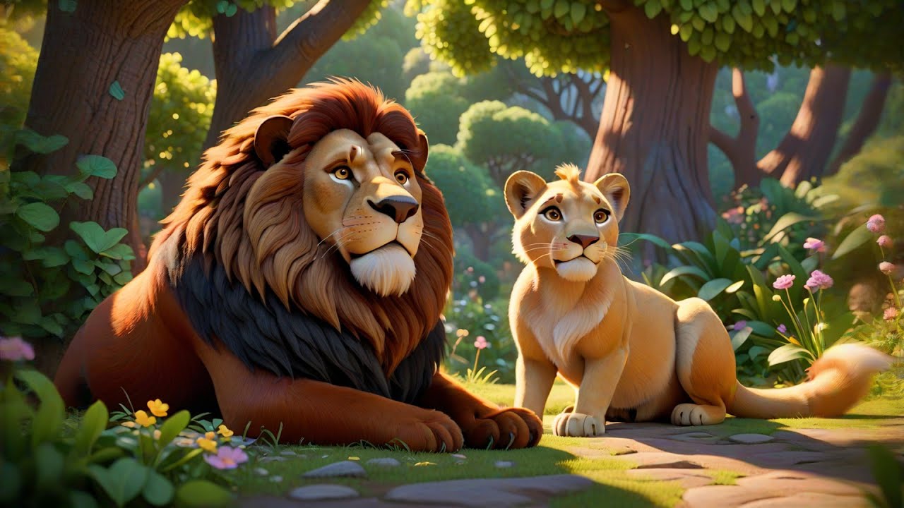 Six Laughing Lions Sing the Months | Months for Kids | Educational Rhymes and Baby Learning Songs