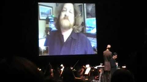 Video Games Live - First Time Ever - Live Song Intro With Russell Brower on Skype