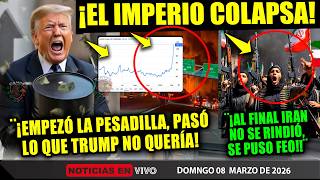 DOMINGAZO! TRUMP EL IMPERIO COLAPSA ¡IRAN LE DIÓ EL TOQUE FINAL! PETROLEO SUPERA ¡LOS 100 DÓLARES!!!