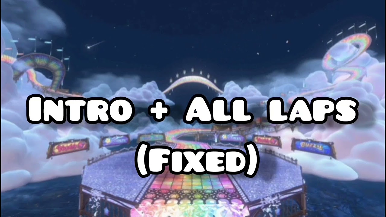 Rainbow Road (intro - Peach Stadium to Rainbow Road + all laps) - Mario Kart World Short Version OST