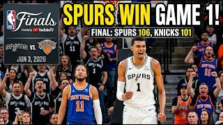 Wemby Steals Game 1  New York Knicks Vs San Antonio Spurs Game 1 Nba Finals june 3 2026 Nba 2k